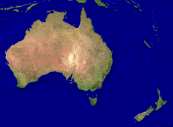 Australien-Neuseeland Satellit 2000x1462